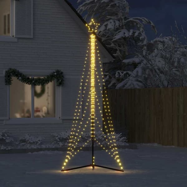 LED julgran 525 LEDs varmvit 302 cm