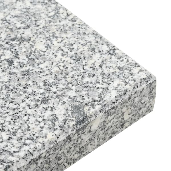 Parasollfot Grå 45 x 45 x 45 cm Granit
