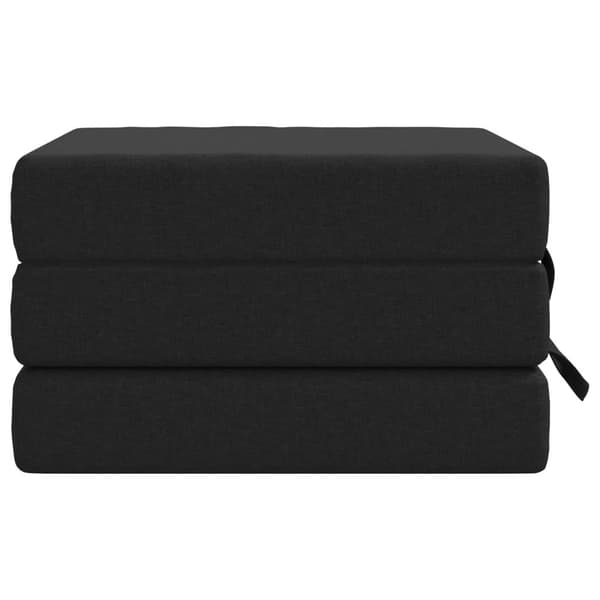 Fällbar Soffbed 90 x 67 x 45 cm Svart