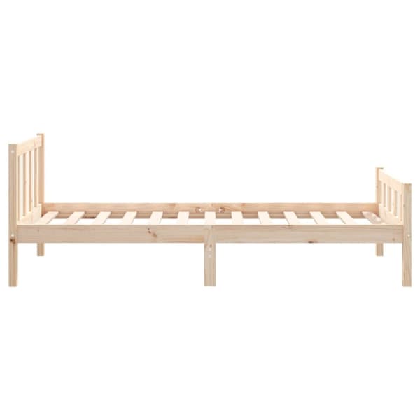 Sängram massivt trä 90x190 cm
