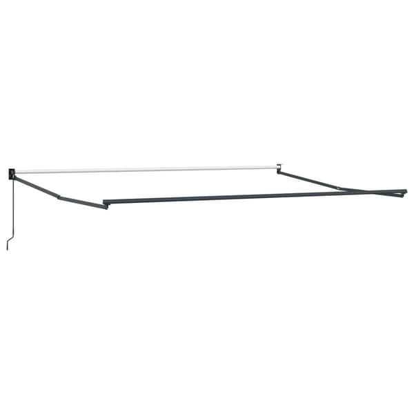 Utfällbar markis Flerfärgsdesign 450 × 300 cm
