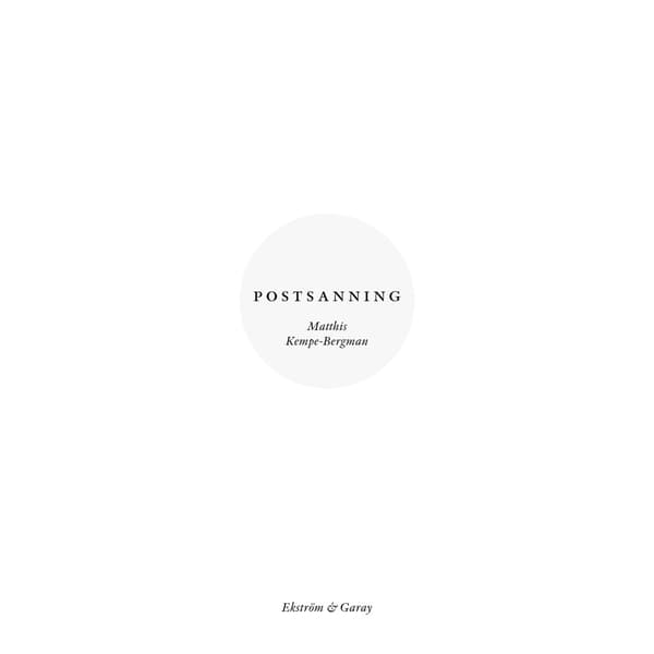 Postsanning (bok, danskt band)