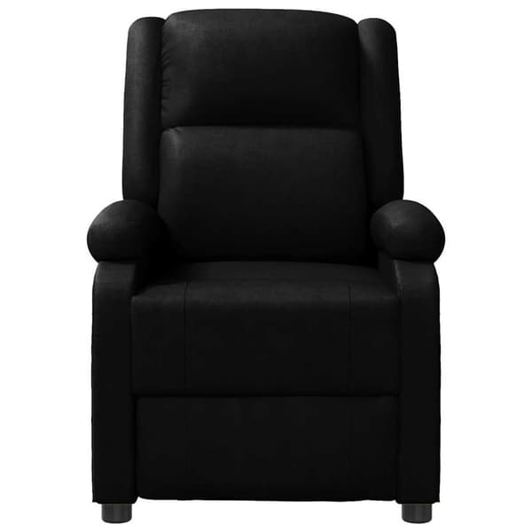 Massagefåtölj svart konstläder