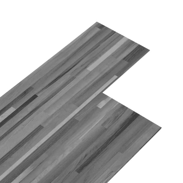 Golvplankor 18 pcs Grå 5,26 m² PVC