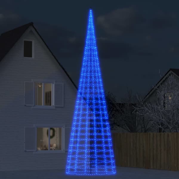 LED julgran 3000 LEDs blå 800 cm