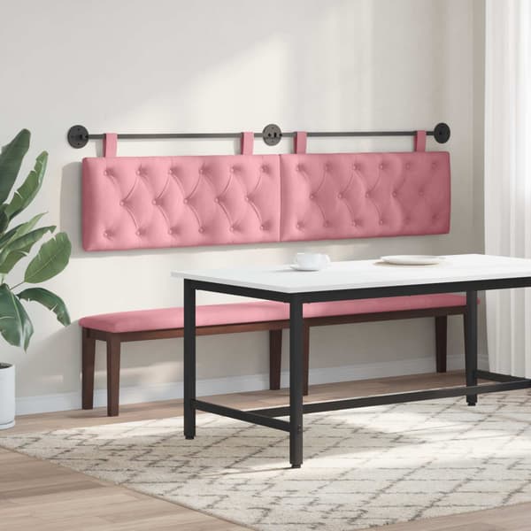Hängande sänggavel Rosa Sammet