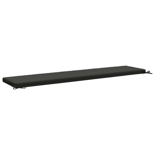 Bänk kudde SOEST 100% Polyester Antracit 180 x 40 x 5 cm