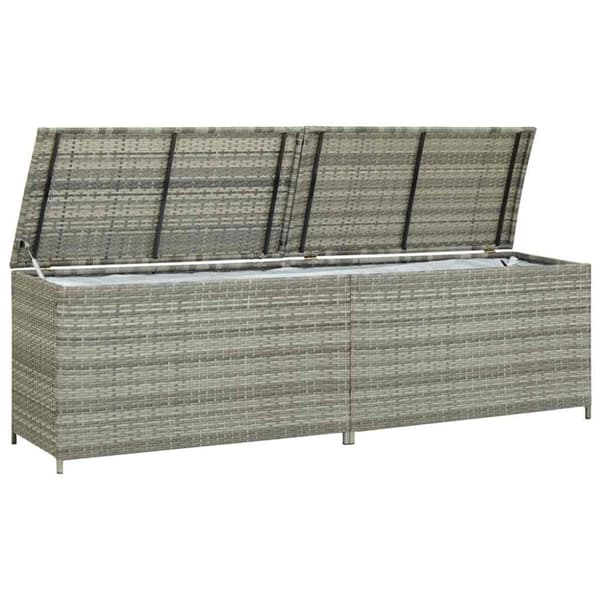 Dynbox konstrotting 200x50x60 cm grå