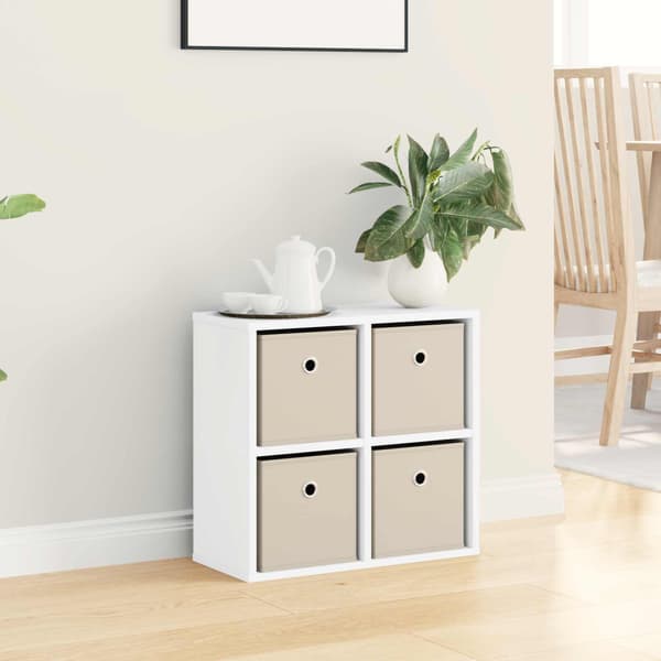 Sideboard med låda Vit 49,5 x 22 x 47 cm