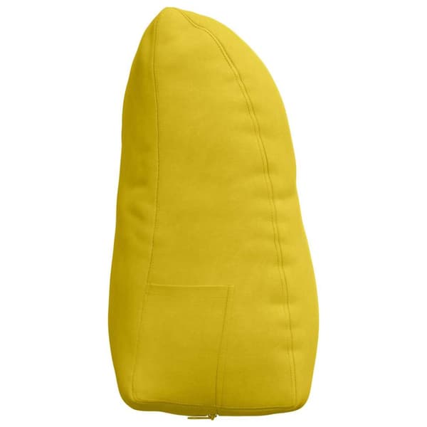 Ryggkudde Gul 45 x 24 x 50 cm Sammet