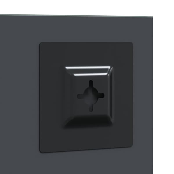 Väggspegel Rektangulär 70 x 50 cm härdat glas