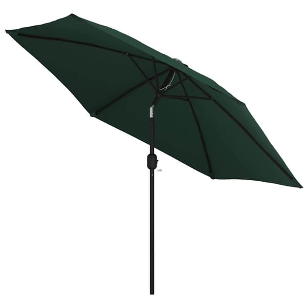 Parasoll Grönt Stål 3 meter