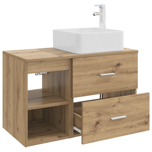Badrumsmöbelset 2 pcs Artisan-ek Konstruerat trä