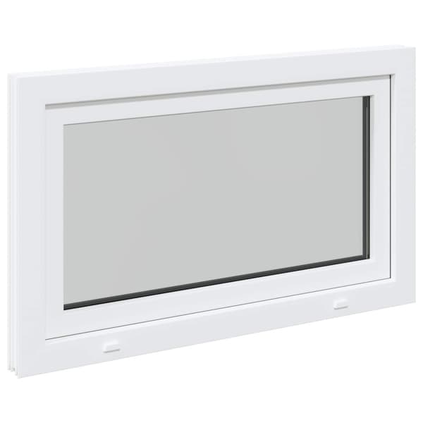 Källarfönster RISOR 100 x 60 cm PVC och glas Vit