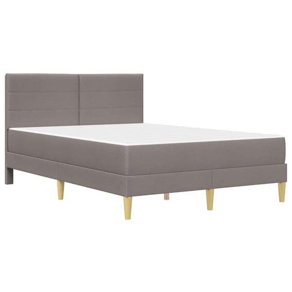 Sängram Taupe 140 x 200 cm Polyester