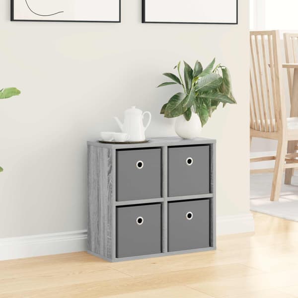 Sideboard med låda Grå Sonoma 49,5 x 22 x 47 cm