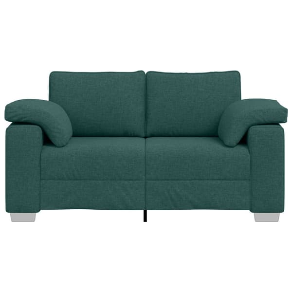 Tvåsitssoffa Mörkgrön 160 cm tyg