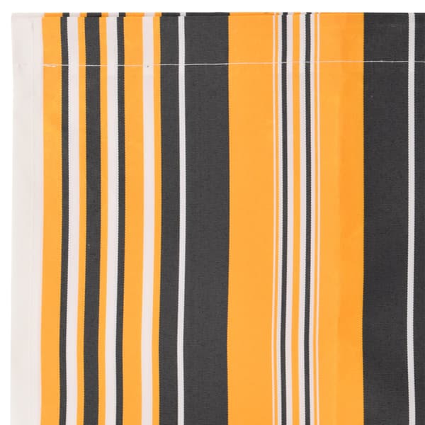 Markisväv Orange och Svart 2,5 x 2 m Polyester