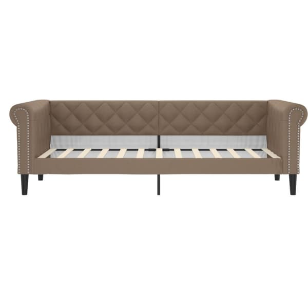 Dagbädd utdragbar cappuccino 90x200 cm konstläder