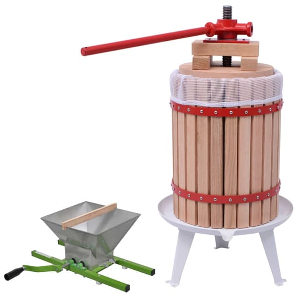 Frukt- och vinpress set 2 delar