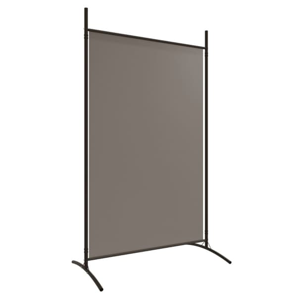 Rumsavdelare 5 paneler antracit 433x180 cm tyg