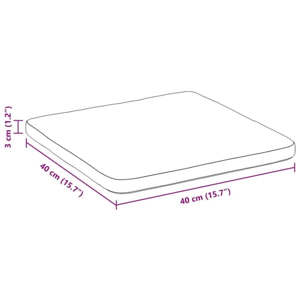 Sittkuddar 4 pcs Ljusgrå 40 x 40 x 3 cm Sammet