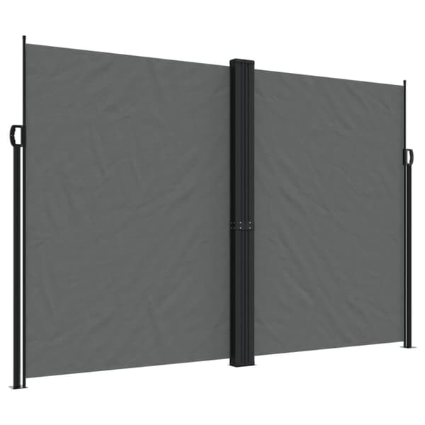 Infällbar sidomarkis antracit  220x1200 cm
