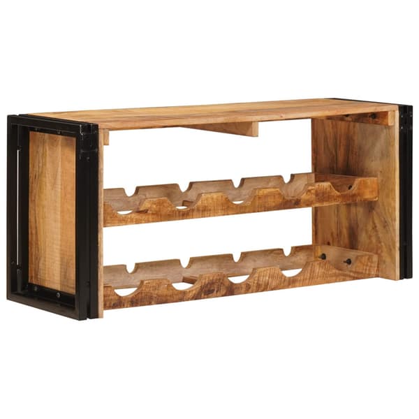 Vinställ Brun 100 x 45 x 33 cm Solid Grov Mangoträ