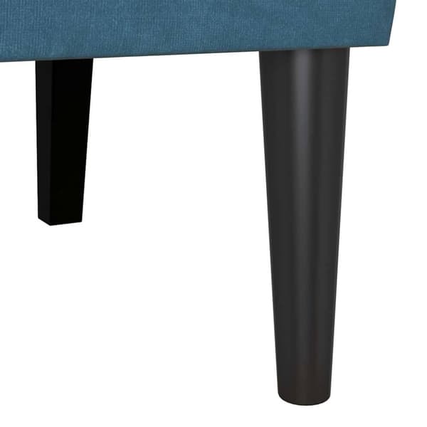 Chesterfield Bänk Blå 112 x 65,5 x 75 cm Sammet