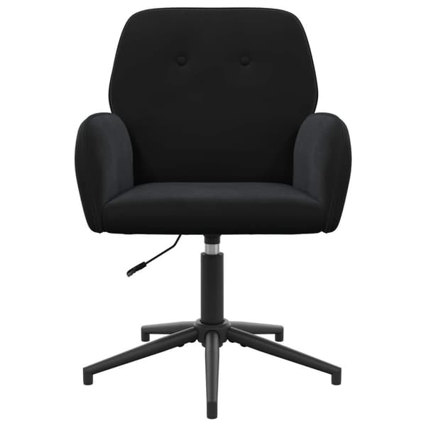 Svanstol 54 x 55 x 90 cm Svart Sammet