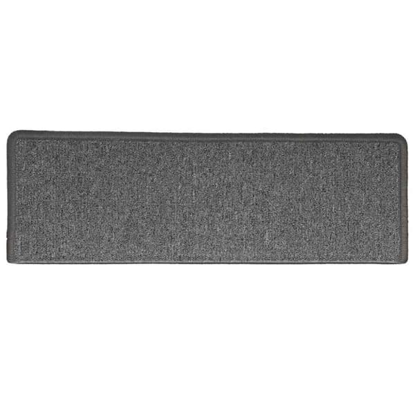Trappmattor 30 st 65x21x4 cm mörkgrå rektangulär kant