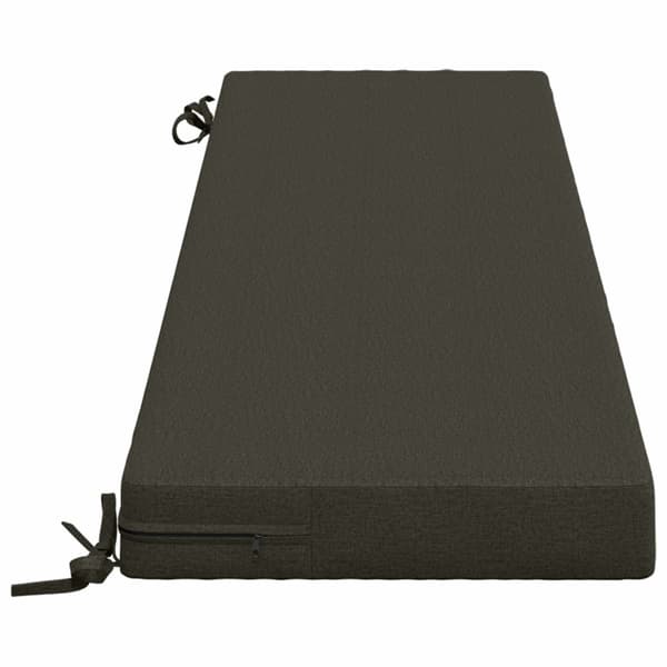 Bänk kudde SOEST 100% Polyester Antracit 140 x 40 x 8 cm