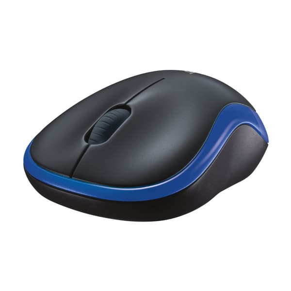 Logitech M185 - mus - 2.4 GHz - blå