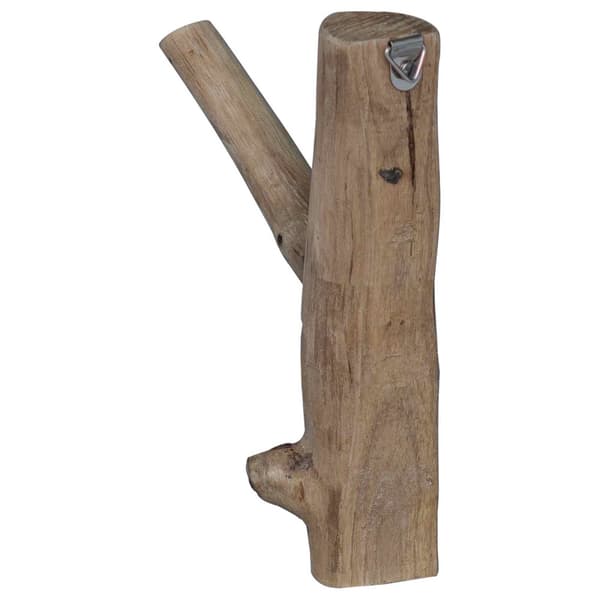 Krok Brun 4 x 4 x 14 cm Solid återvunnen trä