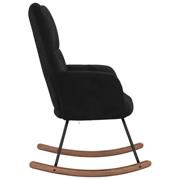 Gungstol svart sammet