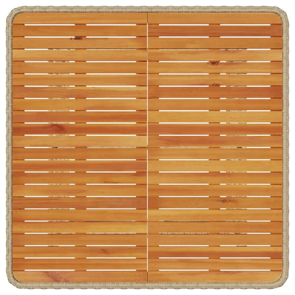 Trädgårdsmöbelset Beige konstrotting