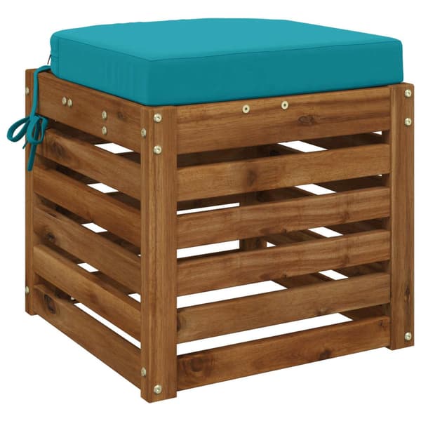 1-delad Sittkudde SOEST 100% Polyester Turkos 45 x 45 x 7 cm