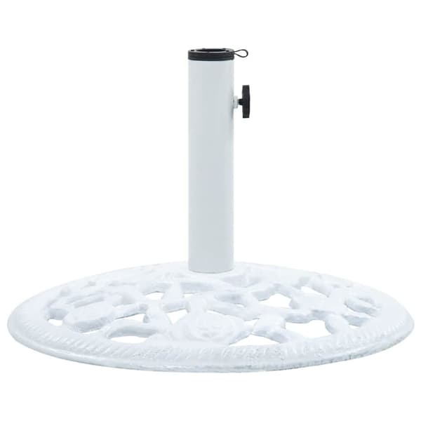 Parasollfot vit 12 kg 48 cm gjutjärn