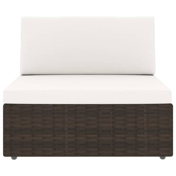 Modulsoffa 2-sits konstrotting brun