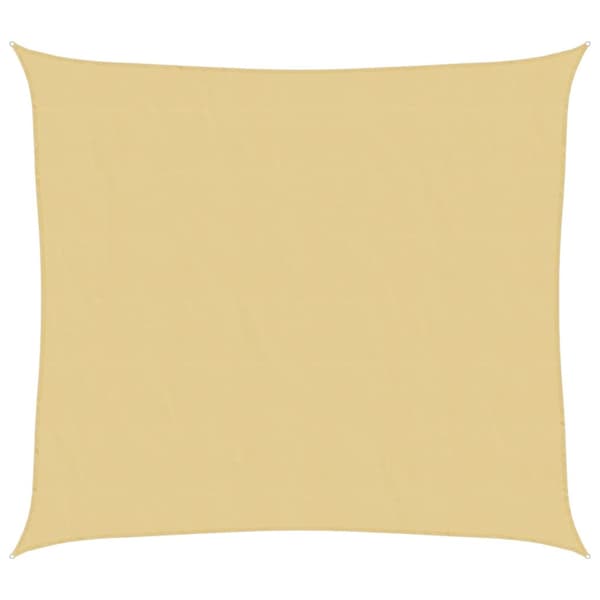 Solsegel sandfärgat 3x2,5 m 100% polyesteroxford