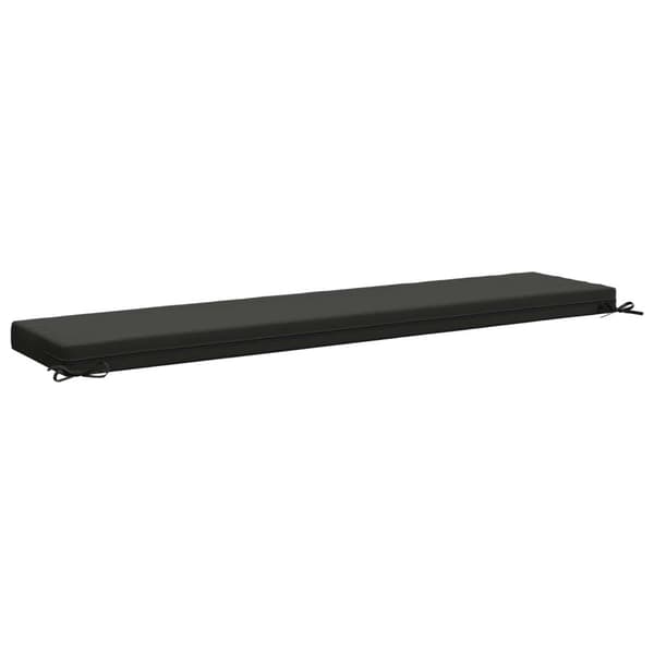 Bänk kudde SOEST 100% Polyester Antracit 200 x 40 x 8 cm