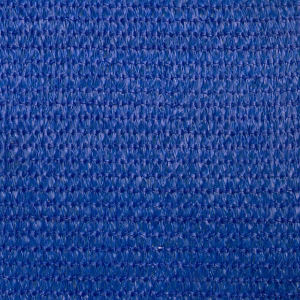 Solsegel 160 g/m² triangulär blå 3,6x3,6x3,6 m HDPE