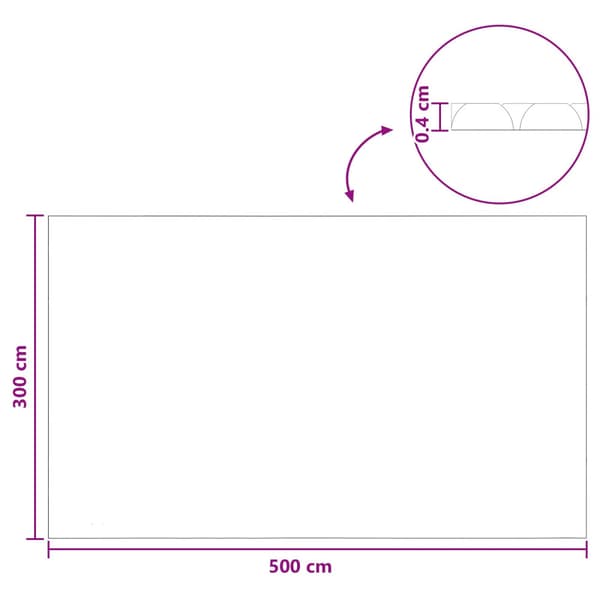 Poolskydd Tung Kvalitet Blå 500 × 300 cm PE
