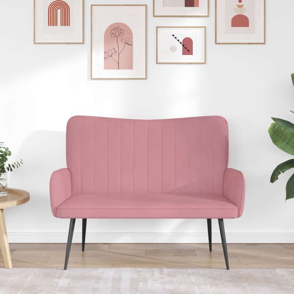 Tvåsitssoffa Rosa 115 x 61 x 87 cm Sammet
