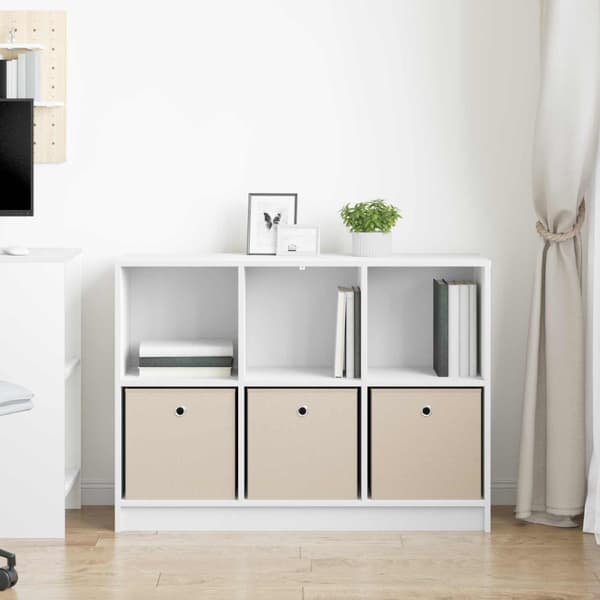 Sideboard med låda Vit 102 x 32 x 73,5 cm
