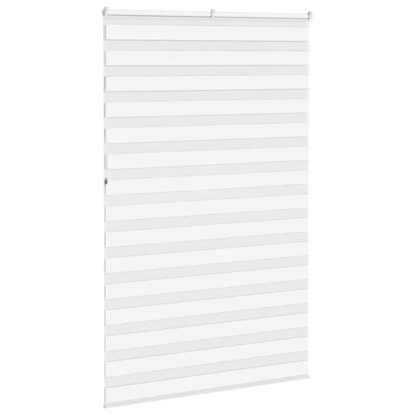 Rullgardin zebra vit 150x230 cm tyg bredd 145,9 cm polyester