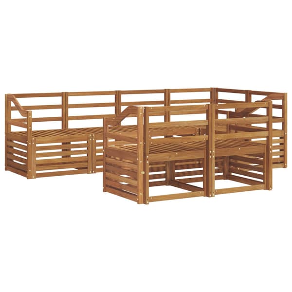 Sektionsoffgrupp 7 pcs Naturfärg