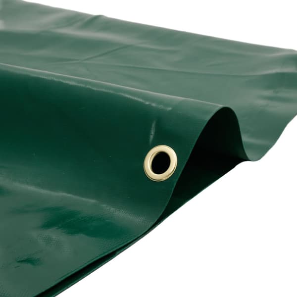 Presenning grön 5x6 m 650 g/m²