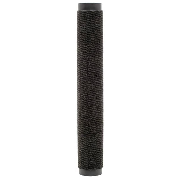 Dörrmattor 2 st rektangulär tuftad 120x180 cm svart