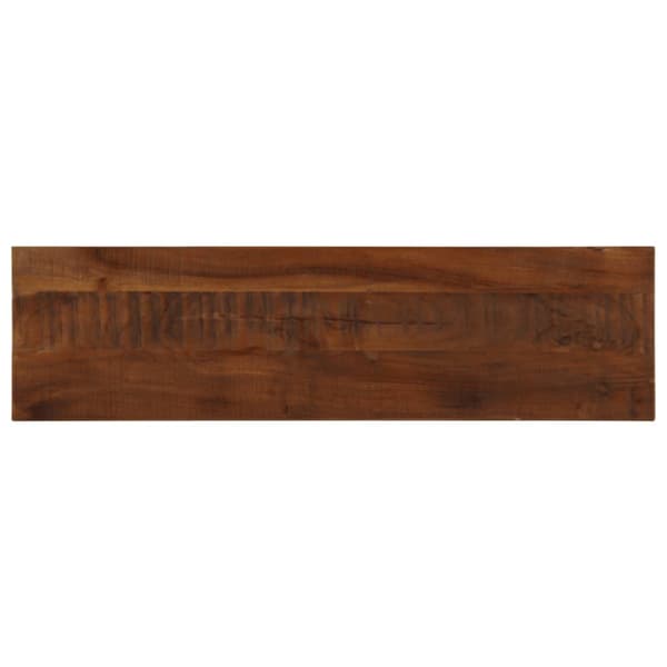 Bordsskiva 110x30x3,8 cm rektangulär massivt återvunnet trä